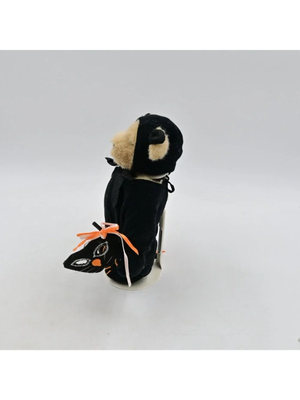Muffy Vanderbear Muffy as a Black Cat Vintage Bear Stuffed Plush W/ Stand